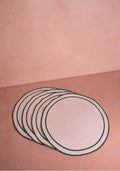 Classic Green Round Placemats - Set of 4