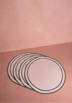 Classic Green Round Placemats - Set of 4