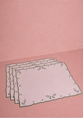 Green Blossom Rectangular Placemats - Set of 4