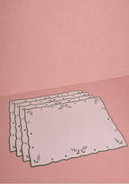 Green Blossom Rectangular Placemats - Set of 4