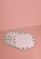 Ripe Cherry Round Placemats - Set of 4