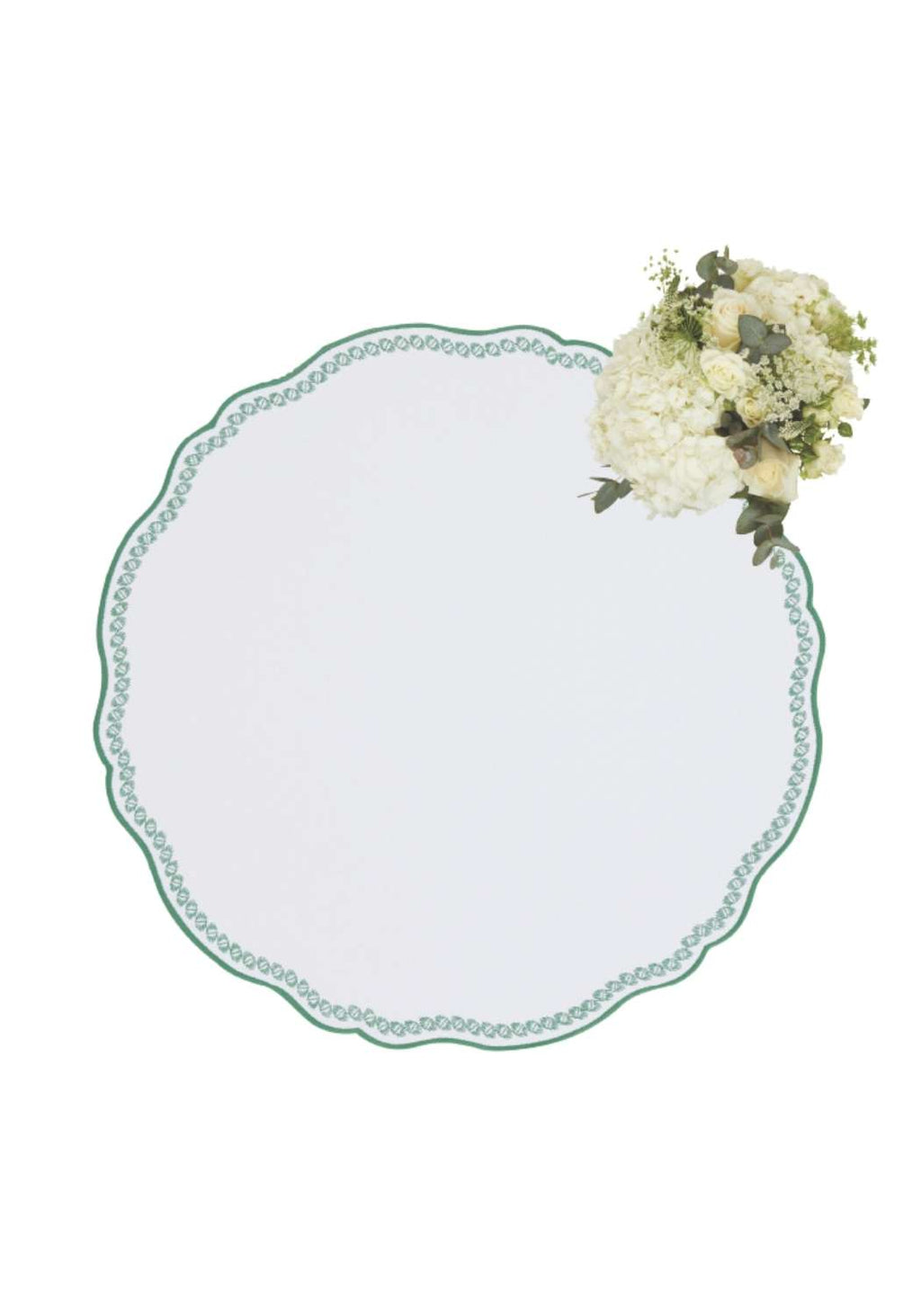 Smart Green Trim Placemats - Set of 4