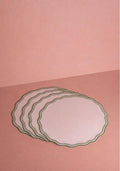 Smart Green Trim Placemats - Set of 4