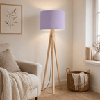 Plain Lavender Lampshade – Handmade UK, Lilac Ceiling or Table Lamp Shade | Made to Order