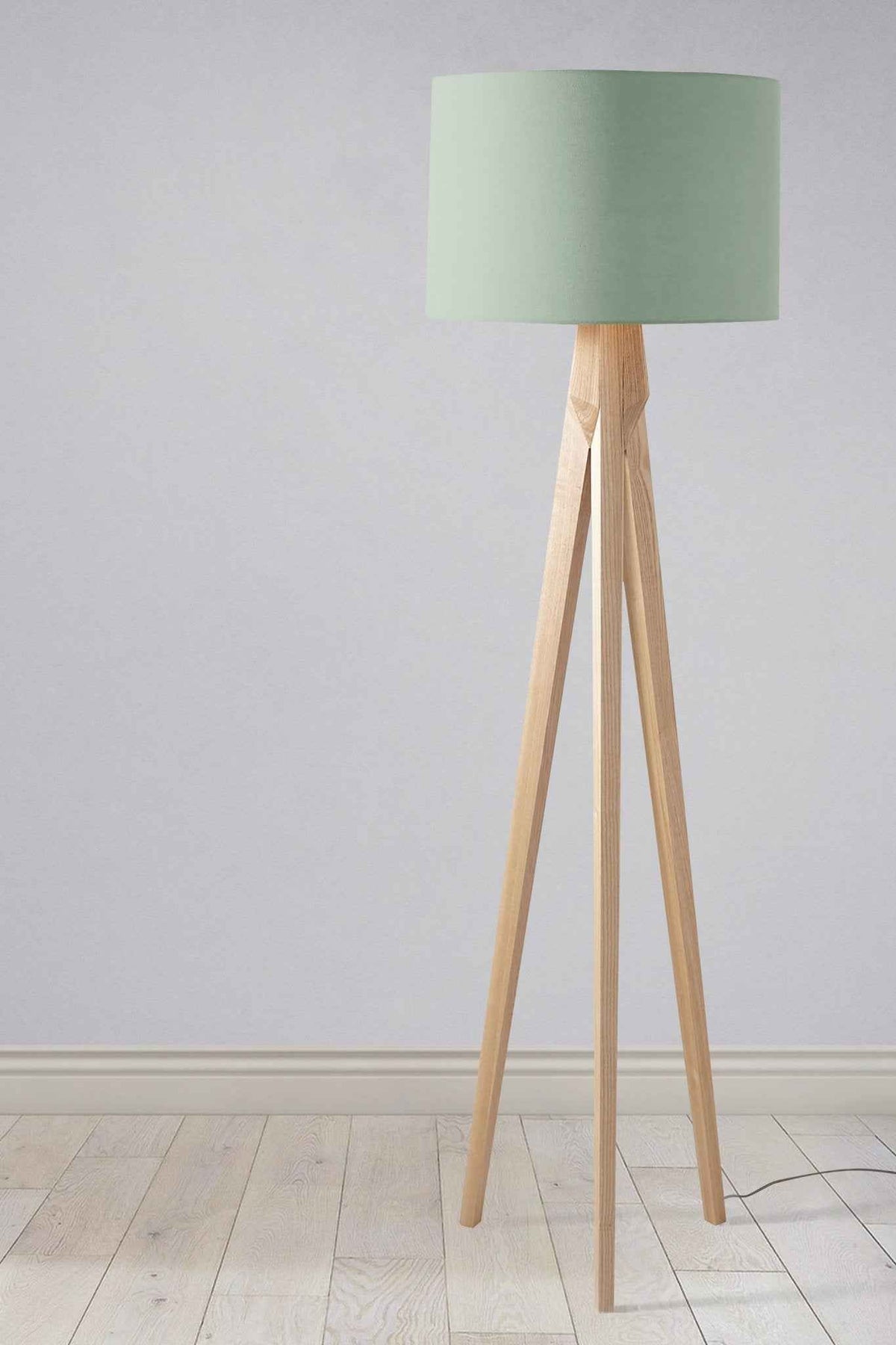 Plain Sage Green Lampshade – Handmade UK, Ceiling or Table Lamp Shade | Made to Order