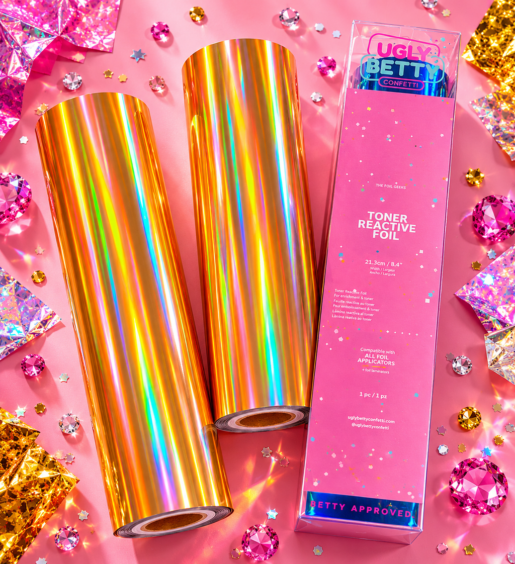 Plot Twist (Gold Holographic) Toner Reactive Foil - multi sizes
