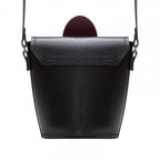 Handmade Leather Daisy Barrel Bag - Poppy - Red
