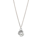 Poppy Flower Personalised Silver Charm