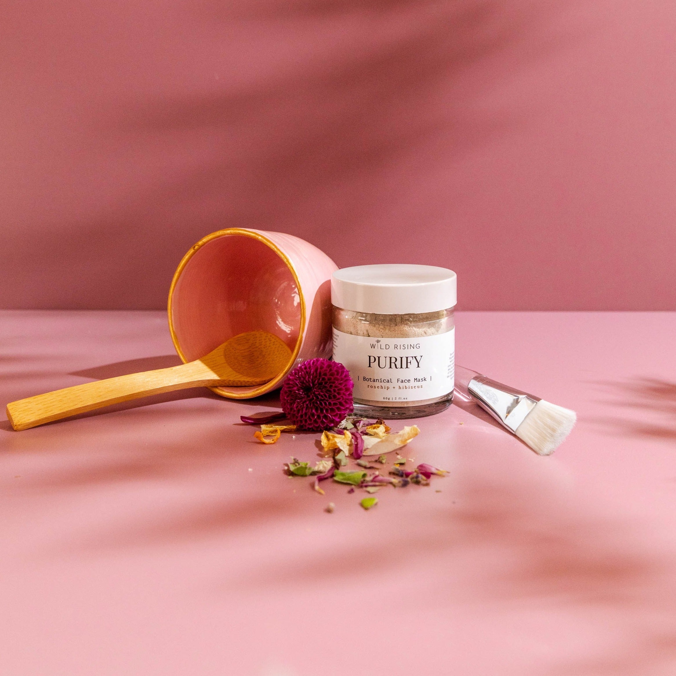 Purify - Hibiscus & Rose Hip Clay Face Mask