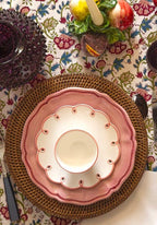 Pretty In Pink Scalloped Nibbles Bowl - Set of 4