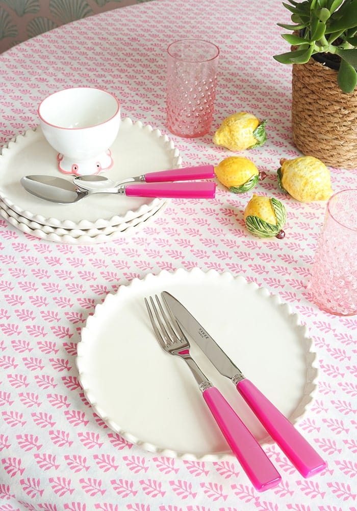 Pretty In Pink Scalloped Nibbles Bowl - Set of 4