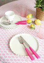 Pretty In Pink Scalloped Nibbles Bowl - Set of 4