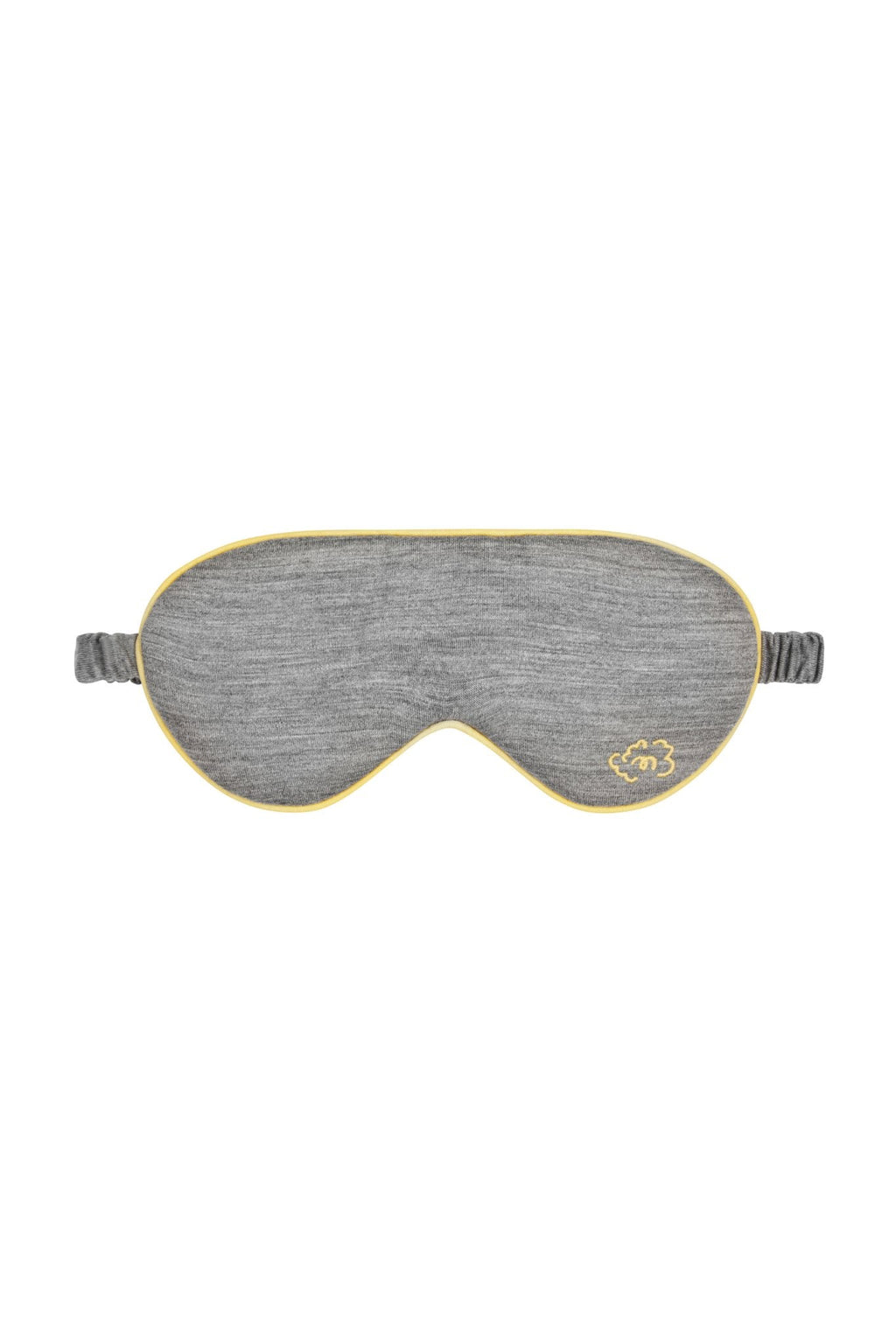Pure Merino Sleepy Eye Mask, Grey Marle