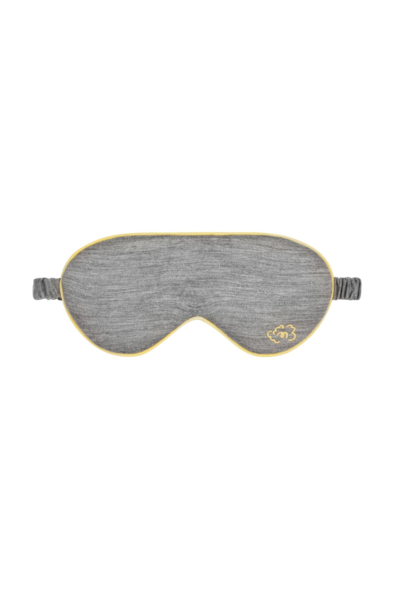 Pure Merino Sleepy Eye Mask, Grey Marle