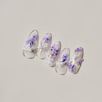 Hello Claws | Purple Flower Nail Deco Sticker
