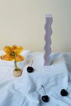Wavy Pillar Candle