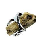 Pyramid Ring – Sterling Silver 925 with Garnet or Amethyst