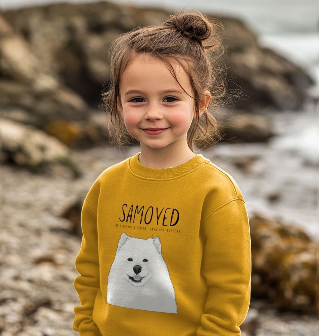 Samoyed Kids Sweatshirt: Fluffy, Friendly, and Ready for Adventure!