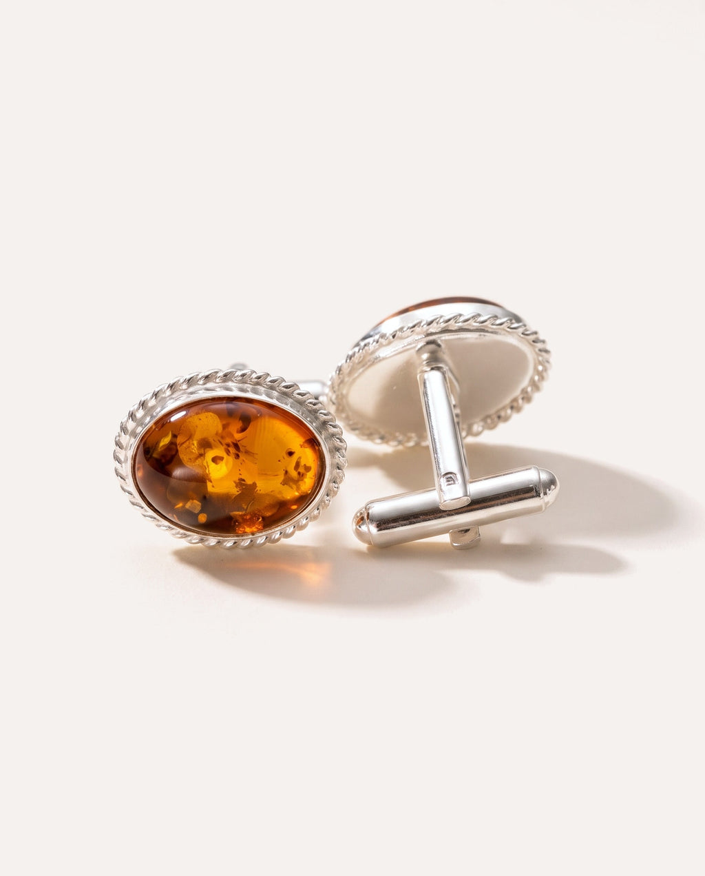Quintessence Statement Amber Cufflinks