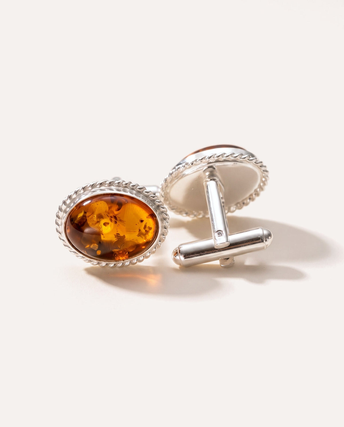 Quintessence Statement Amber Cufflinks
