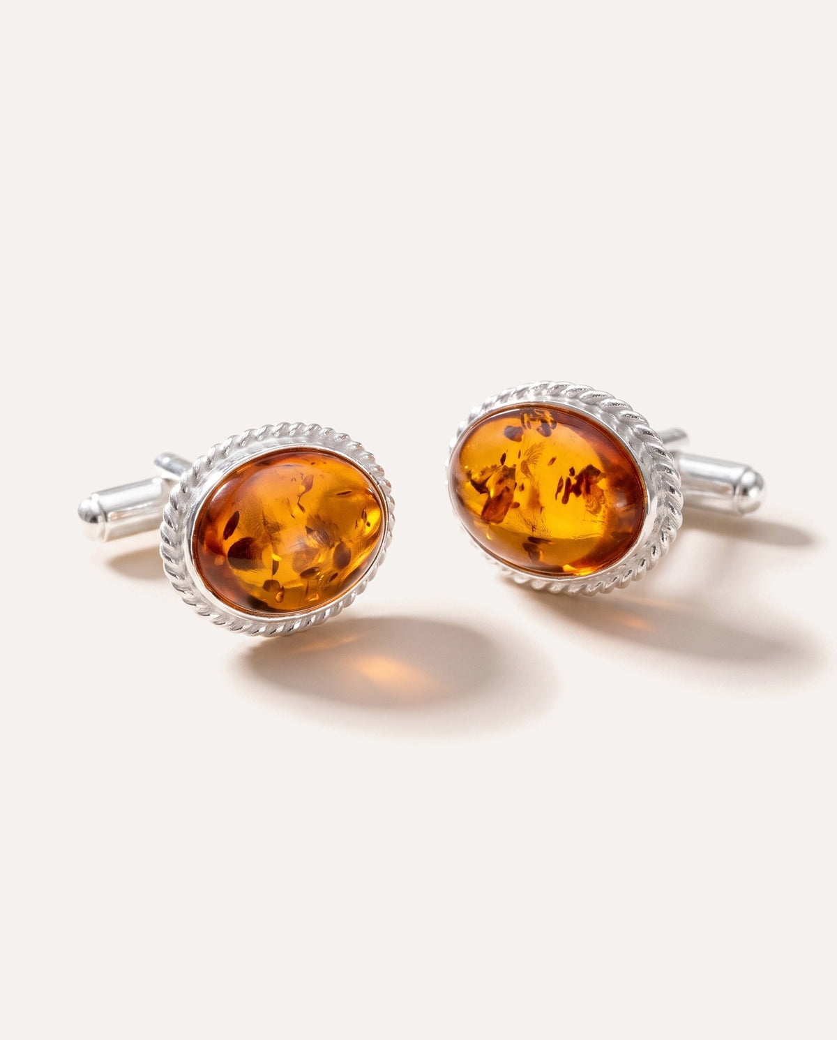 Quintessence Statement Amber Cufflinks