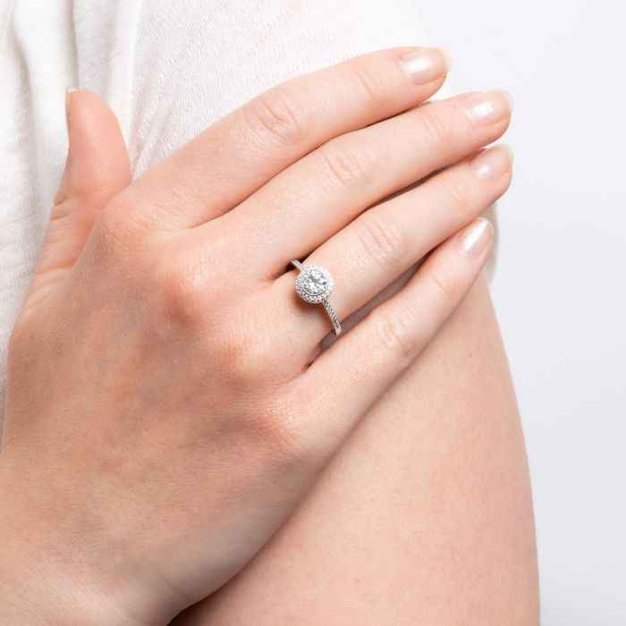 Diamonfire Round Cluster Ring