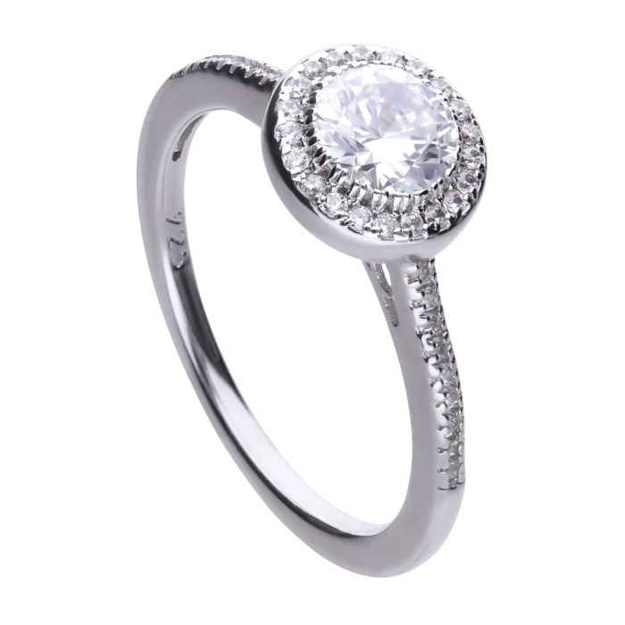 Diamonfire Round Cluster Ring