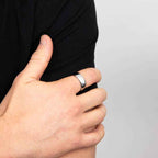Fred Bennett Plain Polished Tungsten Ring