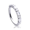 Diamonfire Baguette and Round Zirconia Ring