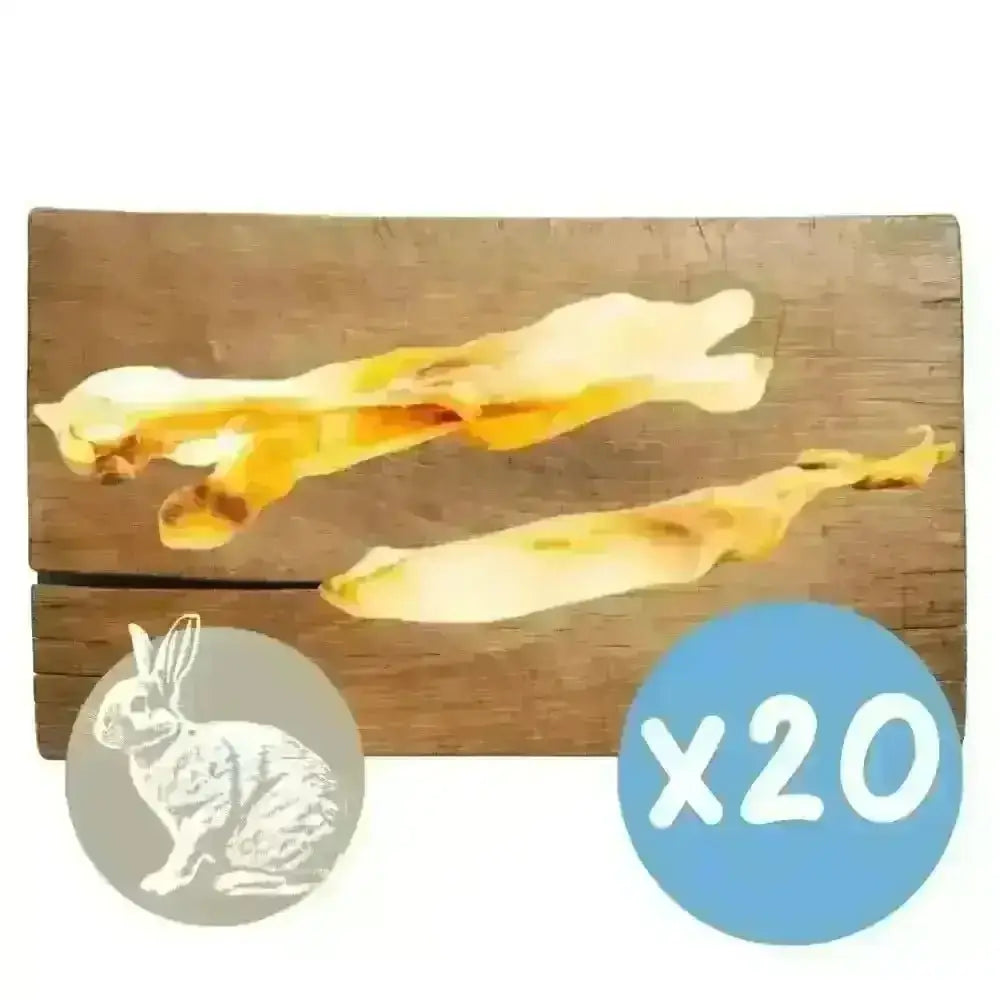Rabbit Ear Without Fur Dog Chew