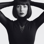 Rain Drop Chain Necklace – Handcrafted  Recycle Sterling Silver