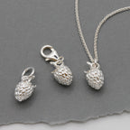 Raspberry Silver Charm