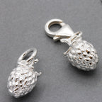Raspberry Silver Charm