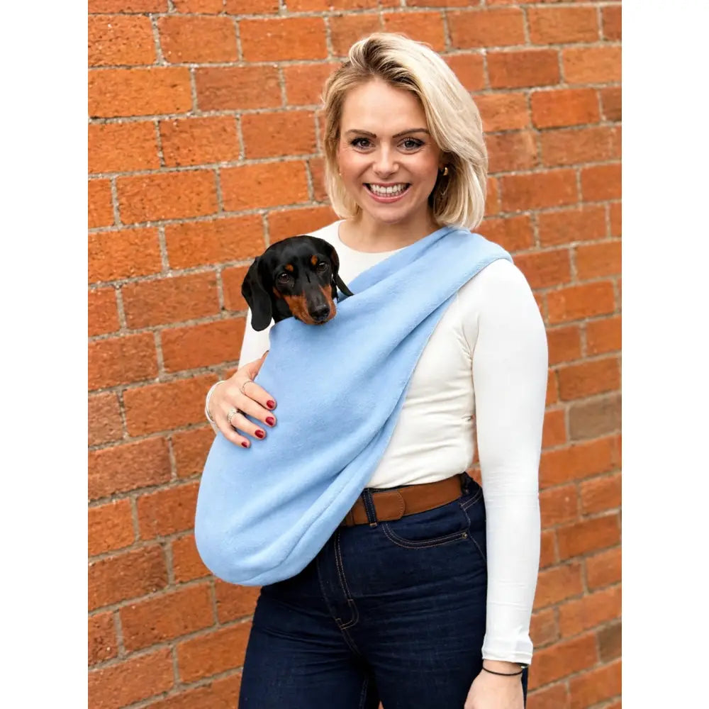 Pastel Collection Fleece Dog Sling Carrier - Ready to Ship