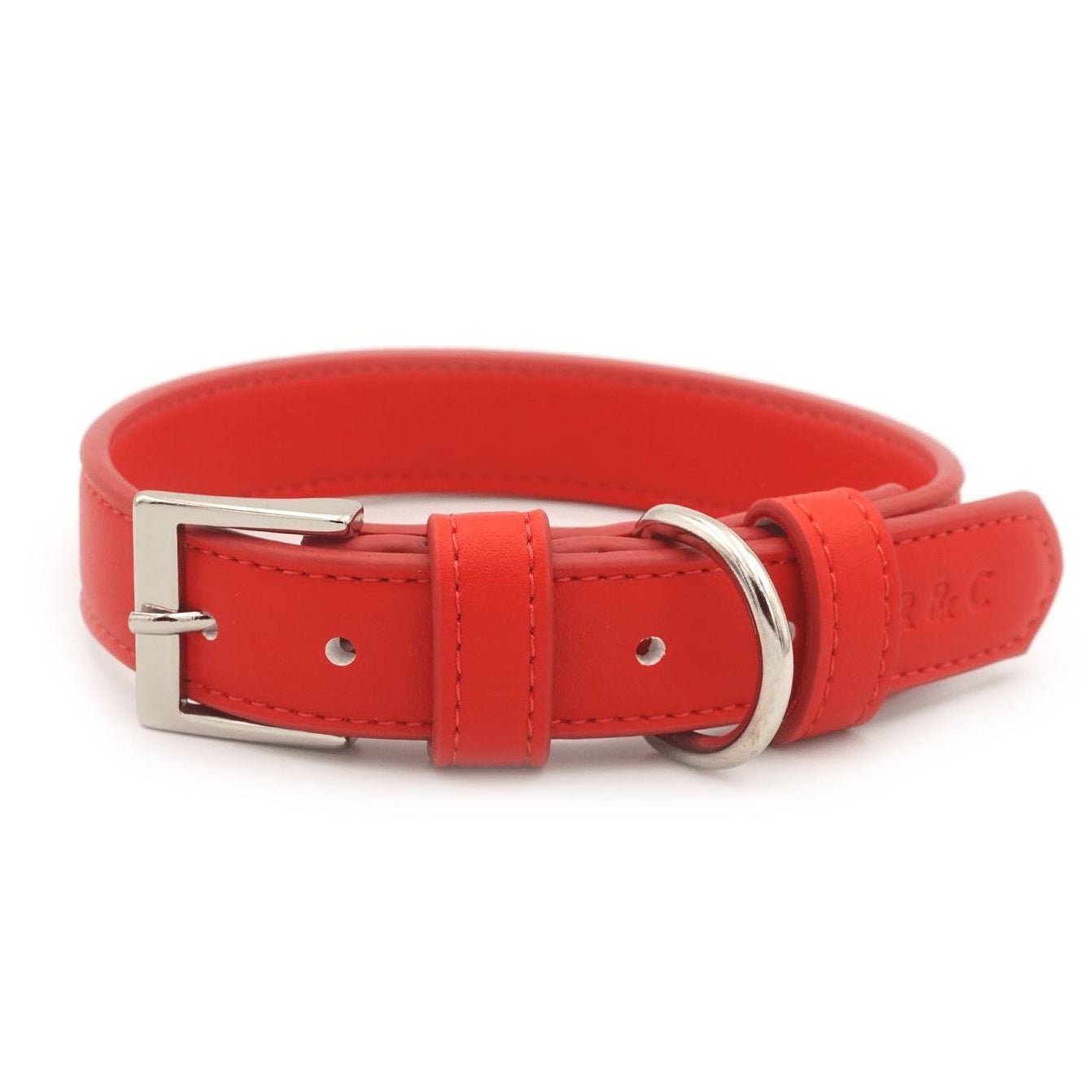- Red Leather Dog Collar