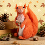 Red Squirrel Needle Felting Kit for Beginners