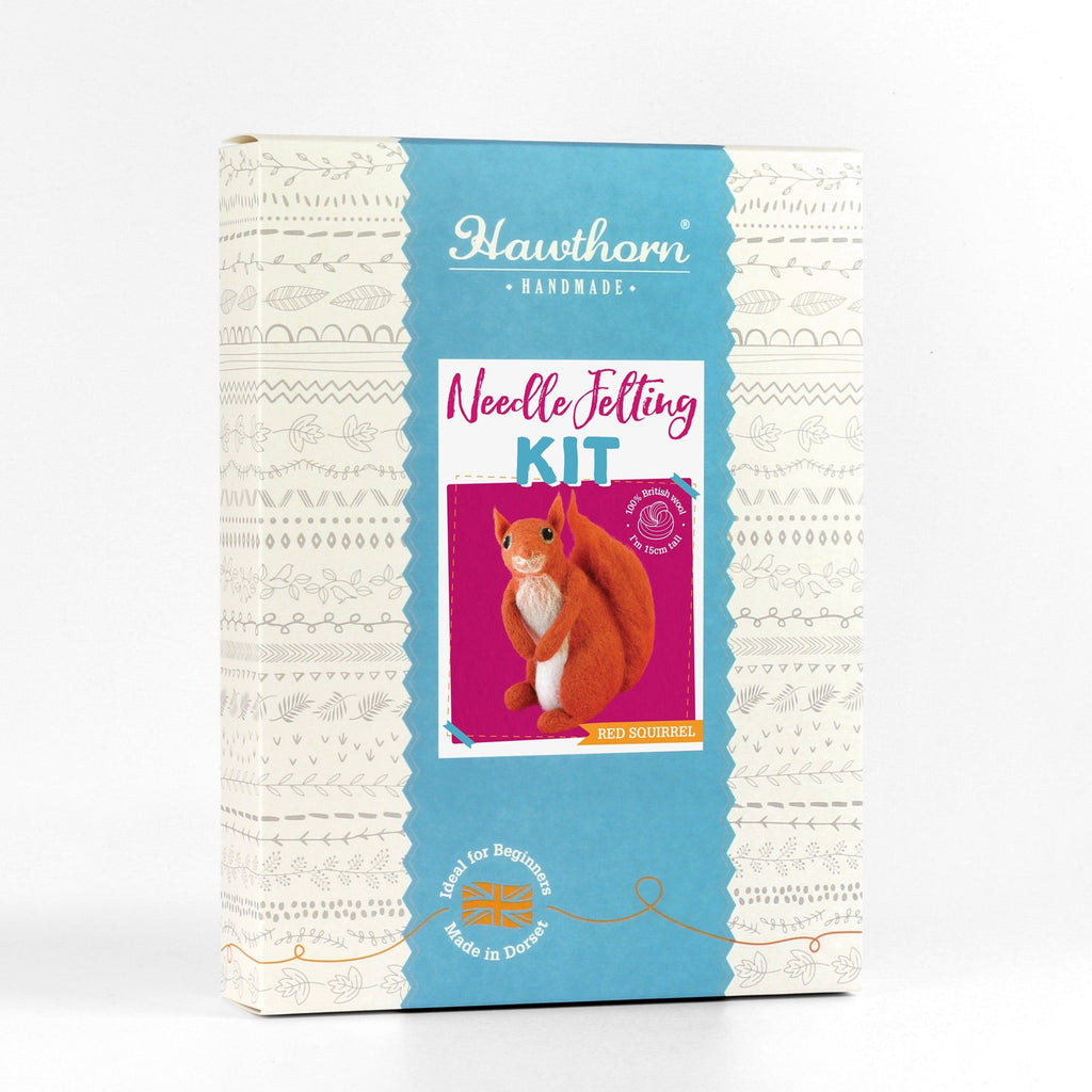Red Squirrel Needle Felting Kit for Beginners