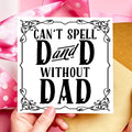 Can't Spell DnD without Dad Fathers Day Card, DnD Birthday Card