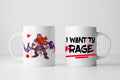 I want to Rage Dwarf Barbarian DnD Mug