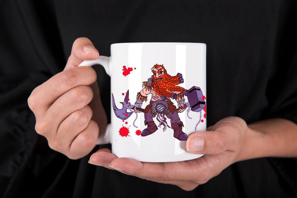 I want to Rage Dwarf Barbarian DnD Mug