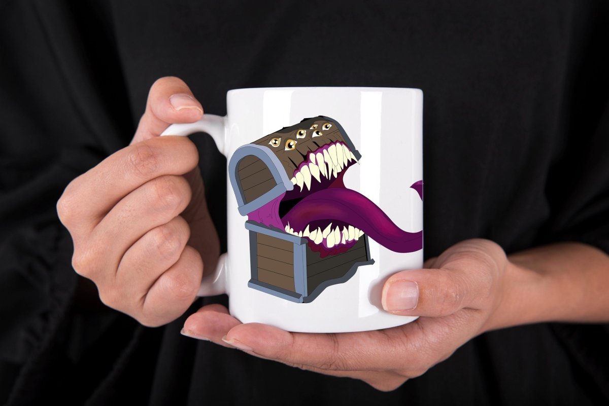 Mimic Joke DnD Mug