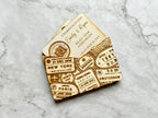 Personalised Bon Voyage Travel Envelope Gift Card Holder