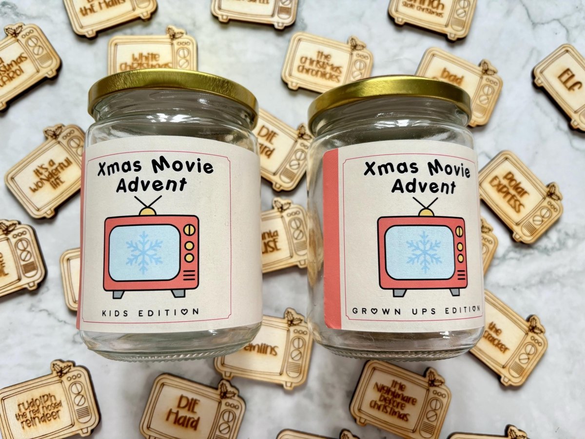 Personalised Christmas Advent Movie Tokens