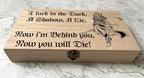 Personalised DnD Dice Box - Assassin Stealth Attack