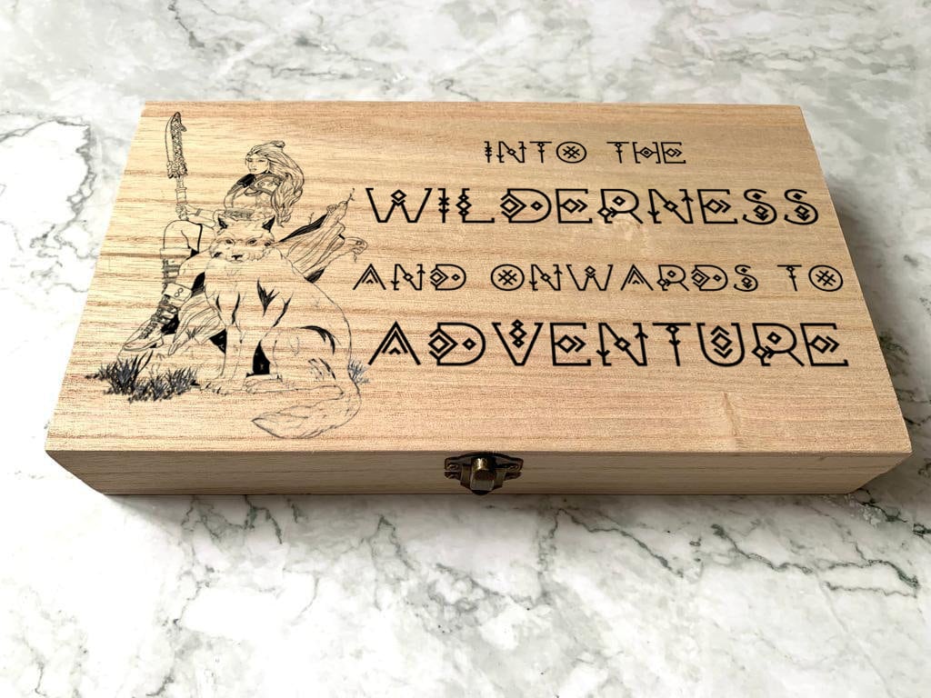 Personalised DnD Dice Box - Druid | Into the Wilderness