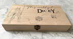 Personalised DnD Dice Box for a Knight or Fighter