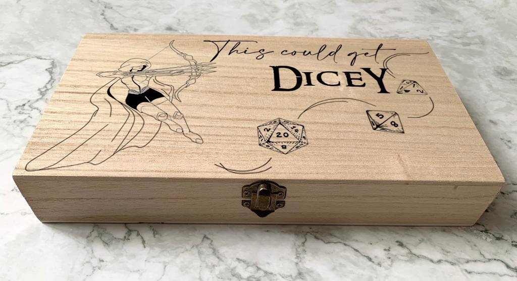 Personalised DnD Dice Box for Ranger