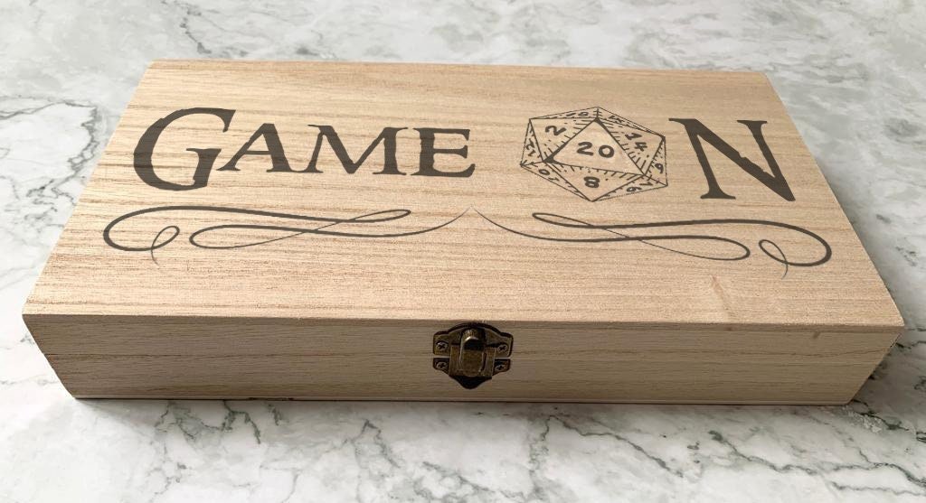 Personalised DnD Dice Box - Game On