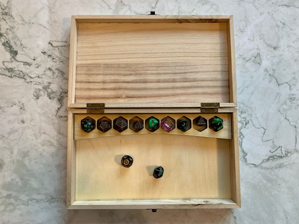 Personalised DnD Dice Box - Just your Average, Ordinary, Everyday Necromancer