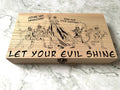 Personalised DnD Dice Box - Undead Necromancer, Let Your Evil Shine